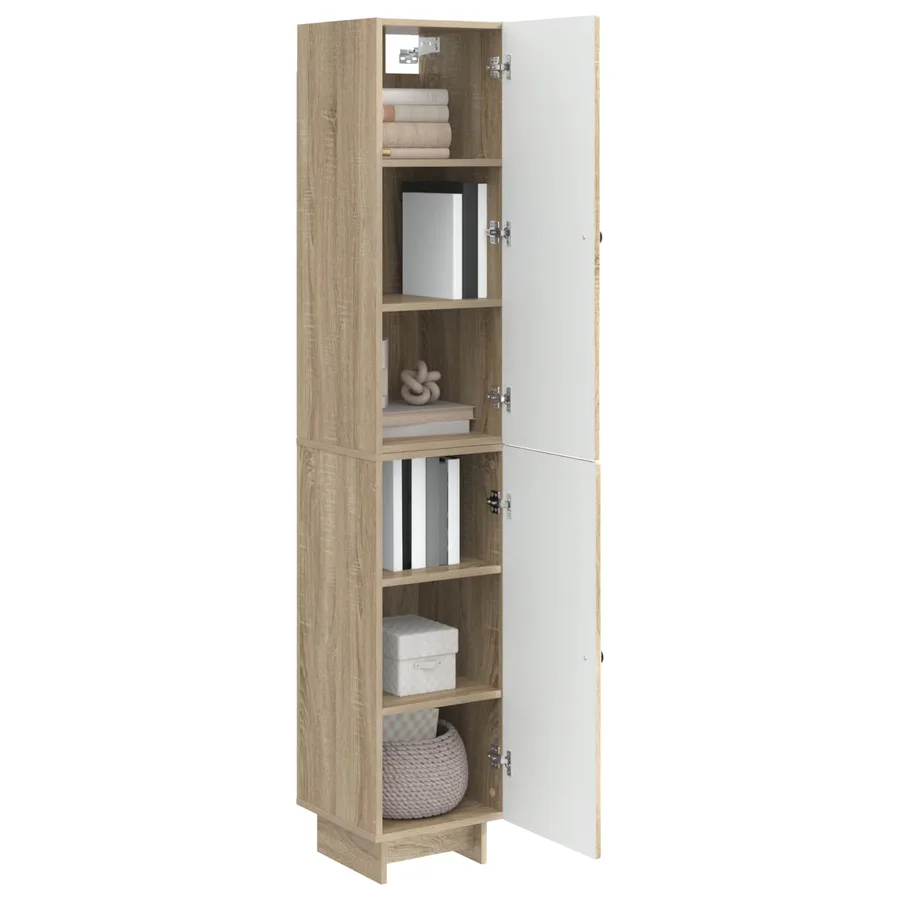 Ensemble de Meubles 2 pcs Chêne Sonoma 34,5 x 33 x 90 cm - 3