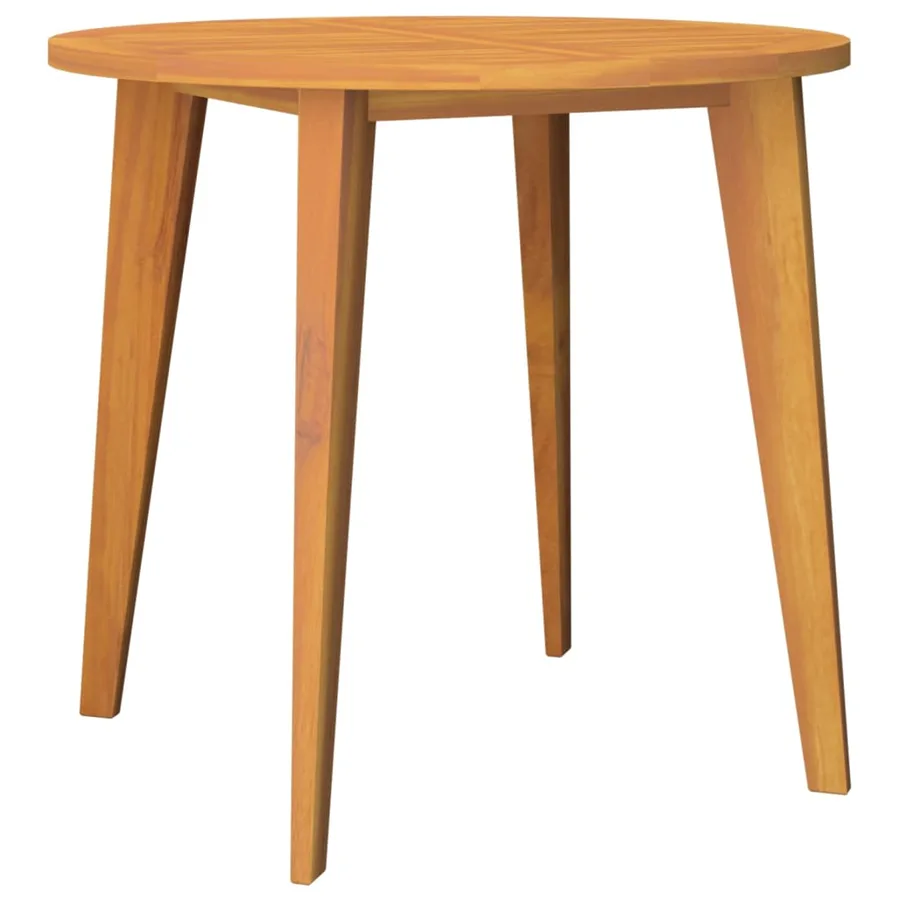 Ensemble à manger de jardin 5 pcs Bois d'acacia solide - 4