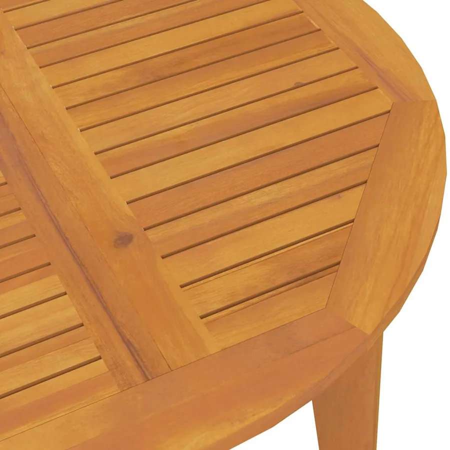 Ensemble à manger de jardin 5 pcs Bois d'acacia solide - 6