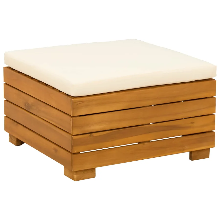 Ensemble de canapés d'extérieur avec coussin 9 Pièce Marron - 6