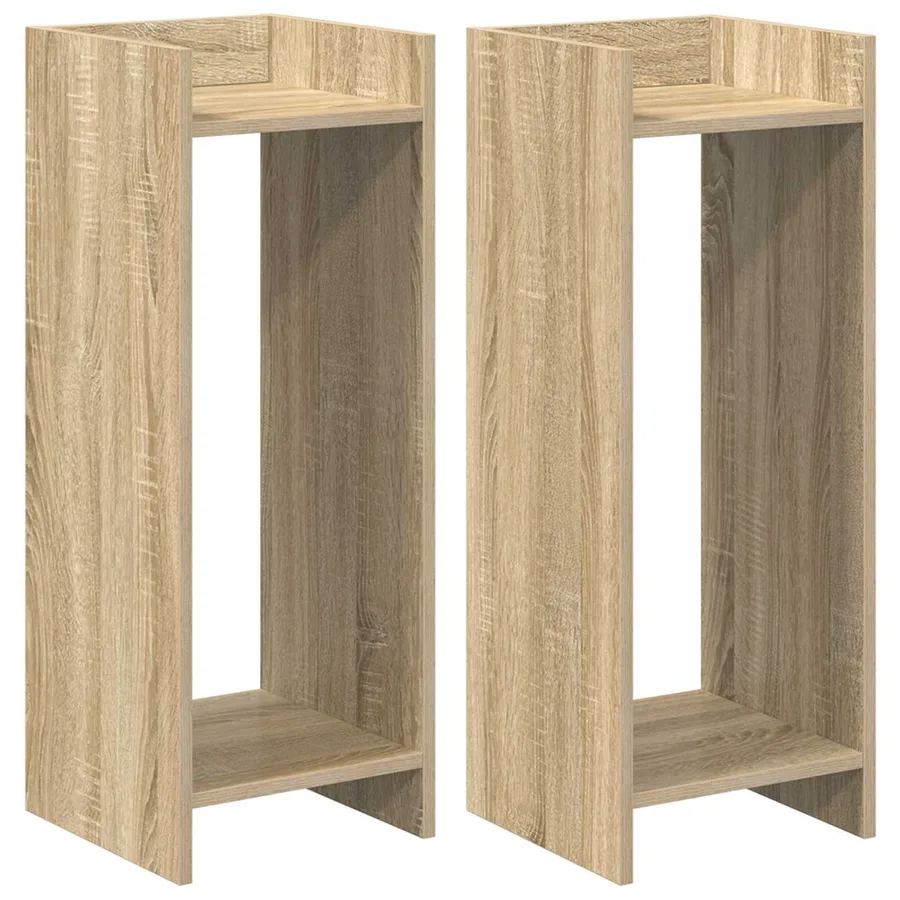 Support de Plante 2 pc Chêne Sonoma 30 x 30 x 80 cm - 2