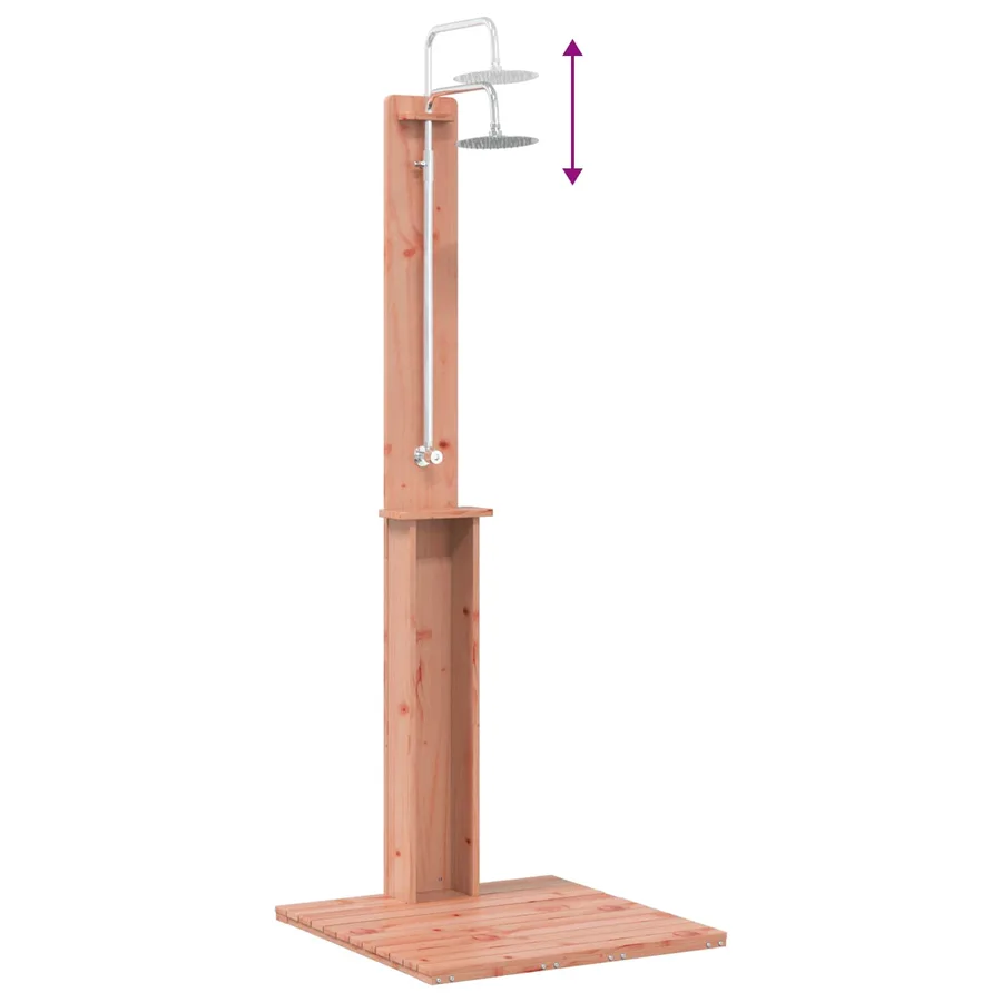 Douche d'extérieur 206 cm Naturel - 9