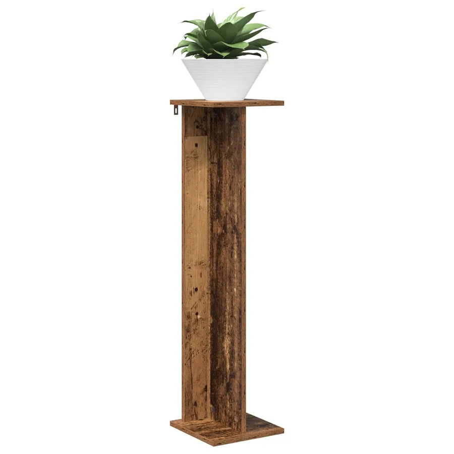 Support de Plante 2 pc Bois ancien 25 x 25,5 x 100,5 cm - 3
