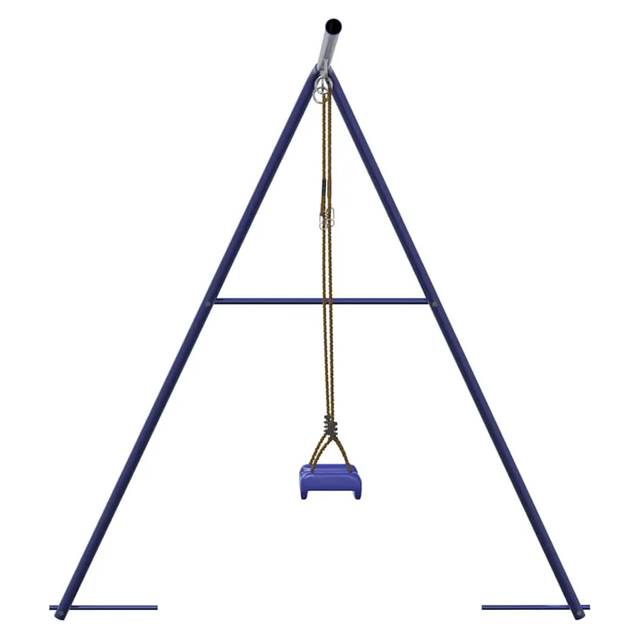 Balançoire de jeu bleu 139x159,5x160 cm polypropylène - 3
