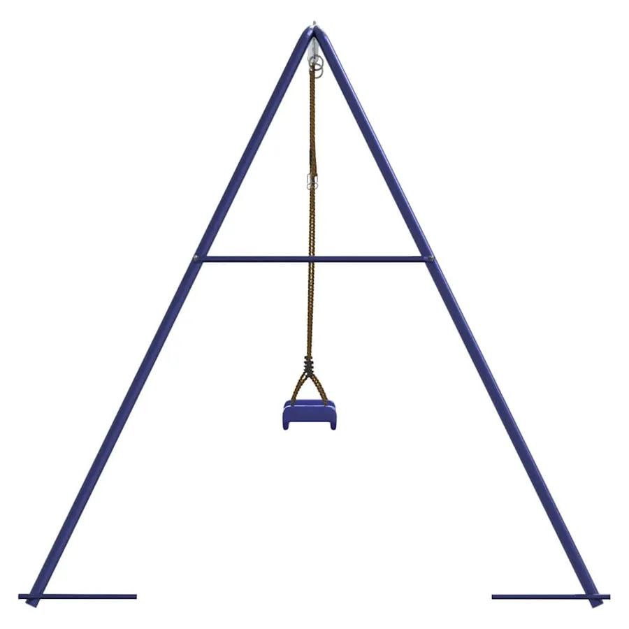 Balançoire de jeu bleu 139x159,5x160 cm polypropylène - 4