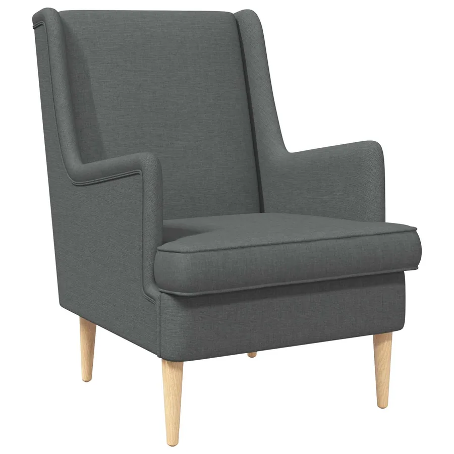 Fauteuil Gris foncé Tissu - 2