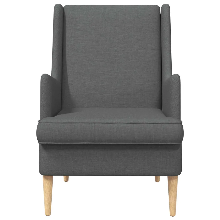 Fauteuil Gris foncé Tissu - 4