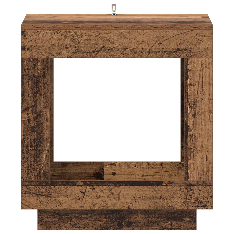 Table d'appoint Bois ancien 60 x 40 x 65 cm Bois d'ingénierie - 4