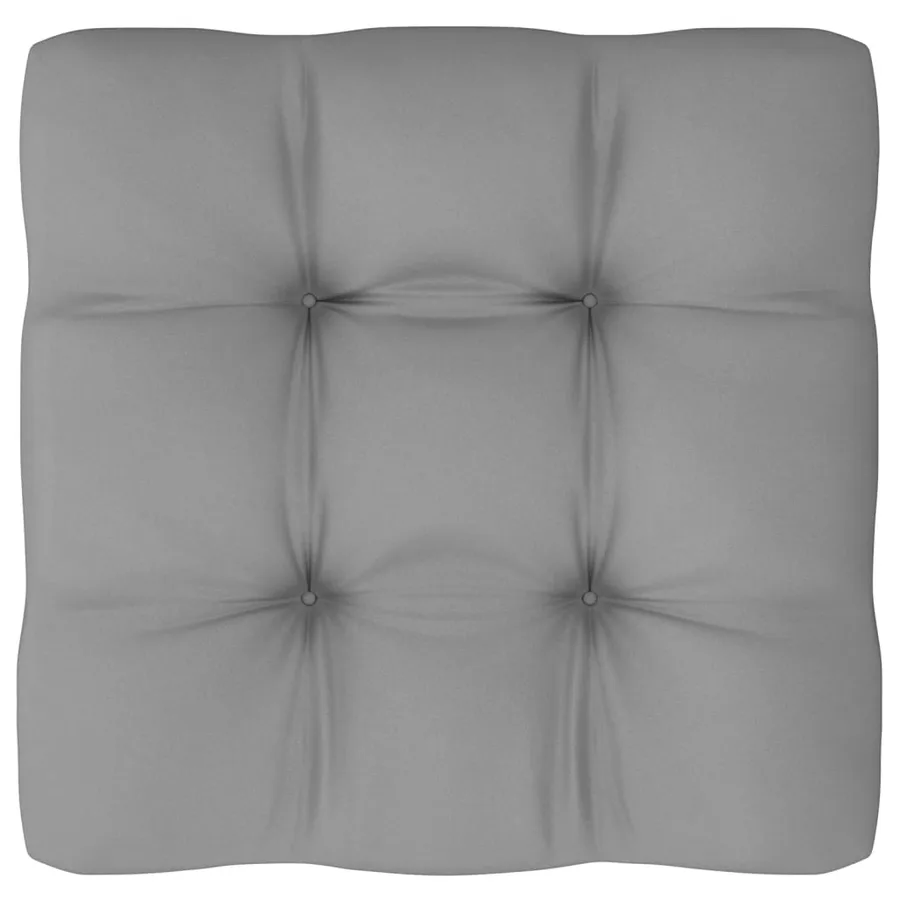 Salon de jardin 7 pcs avec coussins Bois de pin massif - 7