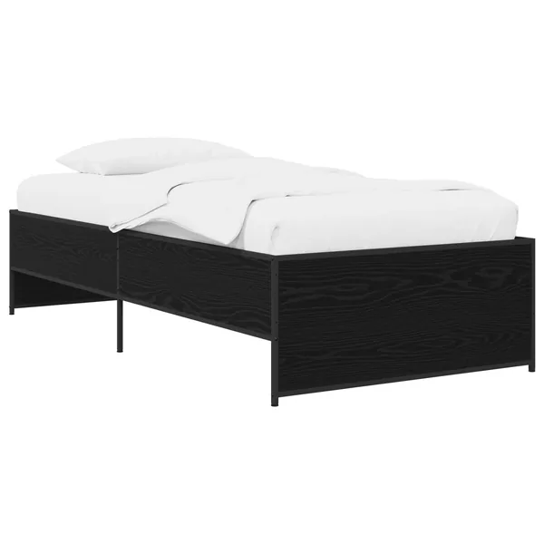 Cadre de lit Chêne noir 80 x 200 cm Bois d'ingénierie