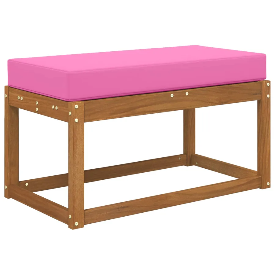 Coussin d’assise Rose 80 x 40 x 8 cm 100 % polyester - 3