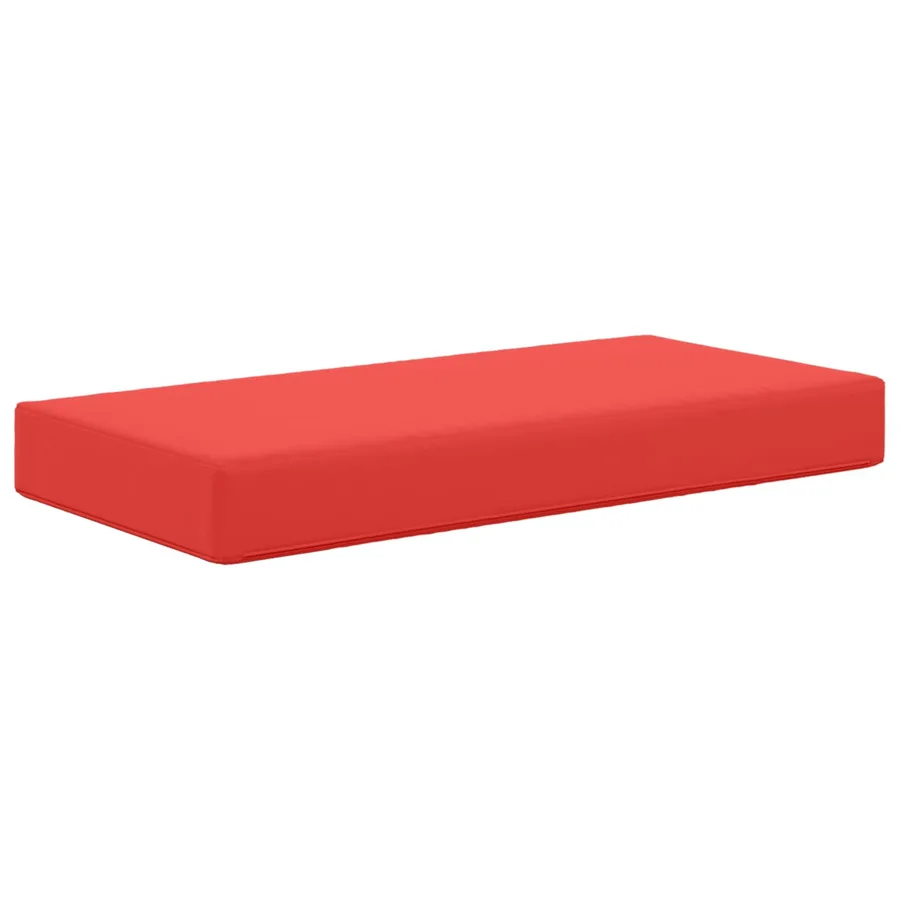 Coussin de Siège d'Extérieur Rouge 80 x 40 x 8 cm - 5