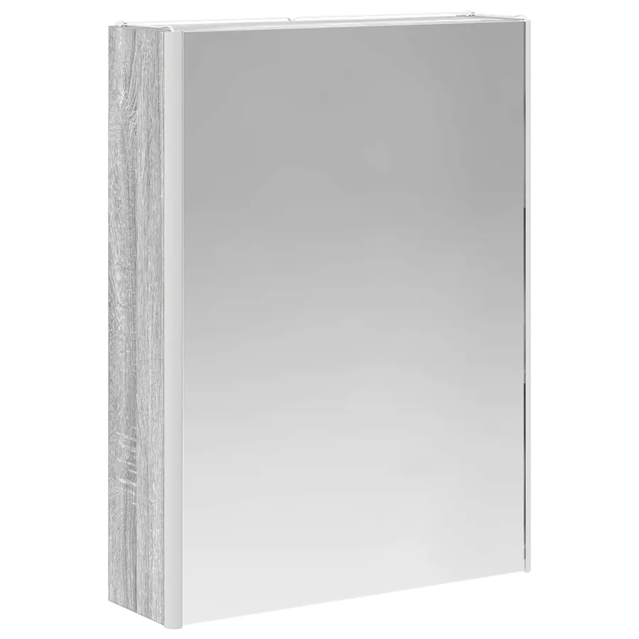 Ensemble d'armoire de salle de bain 5 pcs Sonoma gris - 5