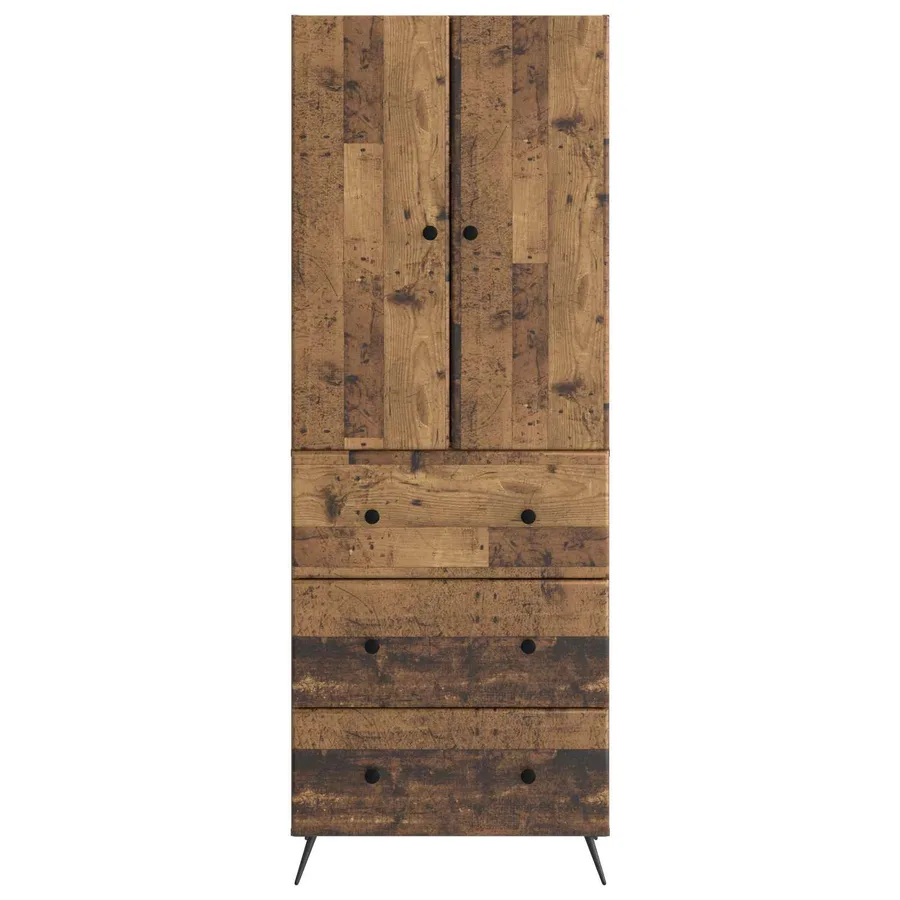 Ensemble de Meubles 2 pcs Bois ancien 66 x 34,5 x 90 cm - 5