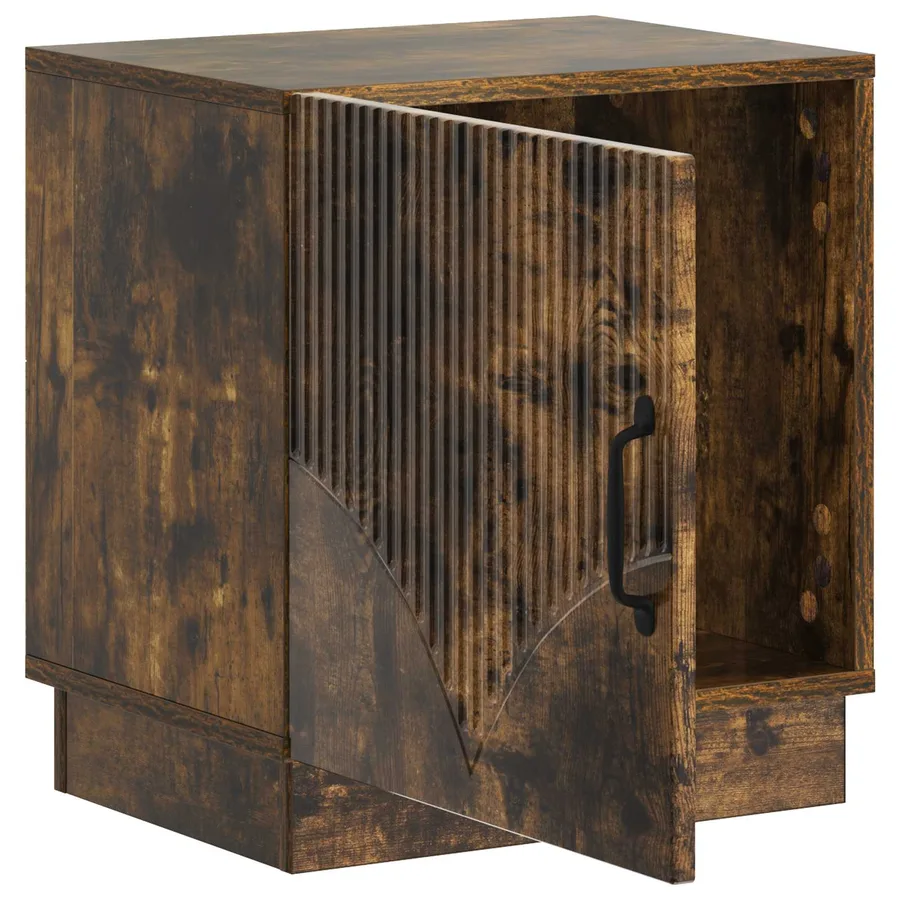Table de chevet 2 pcs Chêne fumé 43 x 34,5 x 47 cm - 6
