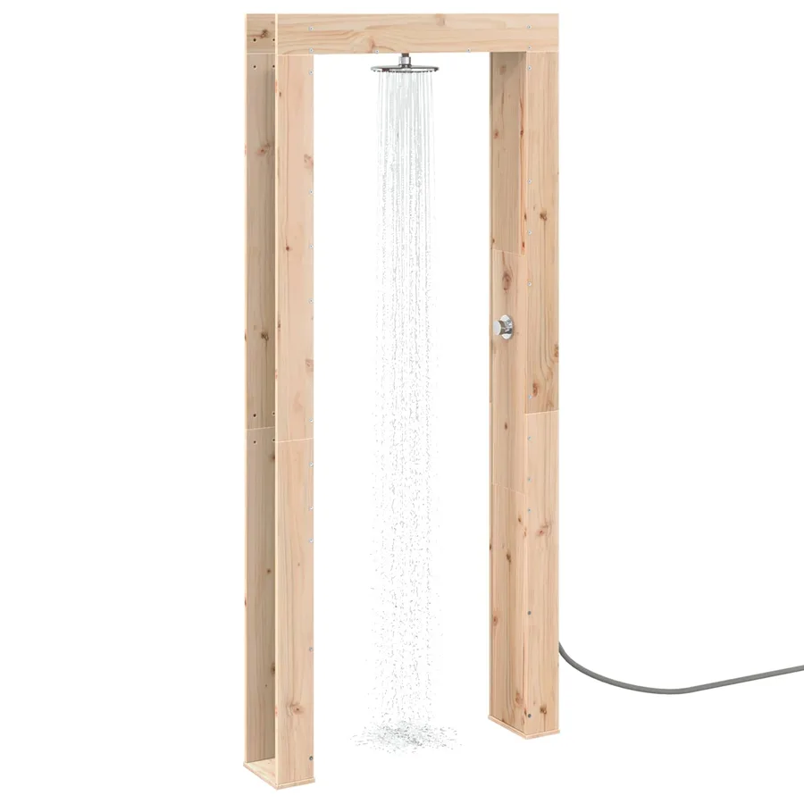 Douche d'extérieur 226 cm Naturel - 3