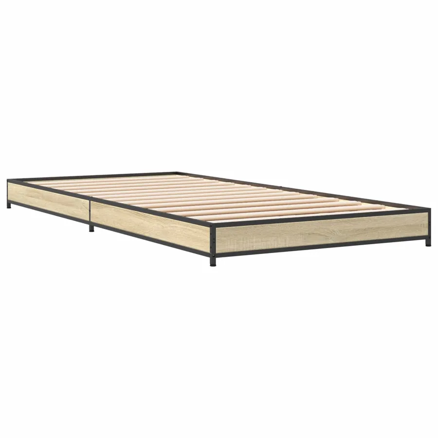 Cadre de lit Chêne Sonoma 80 x 200 cm Bois d'ingénierie - 3