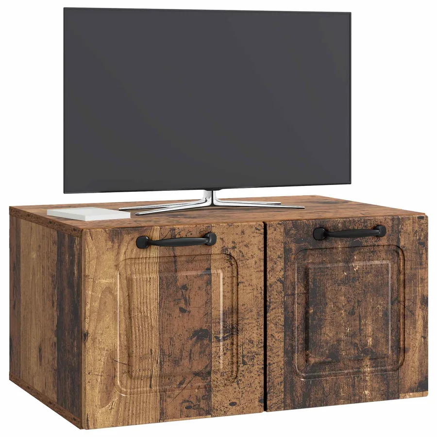 Meuble TV mural Bois ancien 59,5 x 41 x 30 cm Bois d'ingénierie - 3