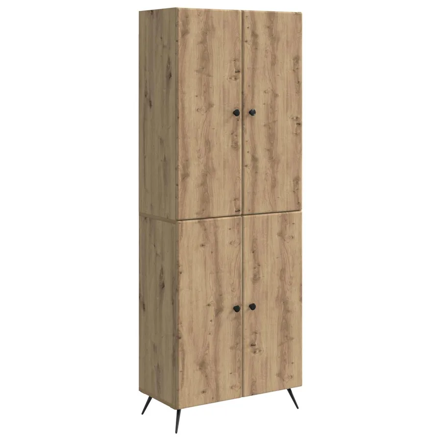 Ensemble de Meubles 2 pc Chêne artisanal Bois d'ingénierie - 2