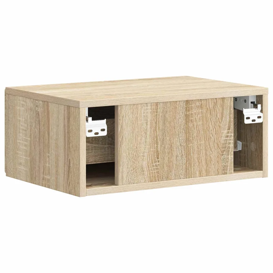 Cabinet de chevet mural Chêne Sonoma 49 x 34,5 x 20 cm - 7