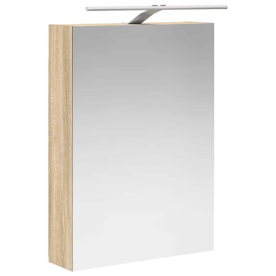 Ensemble d'armoire de salle de bain 5 pcs Chêne Sonoma - 5