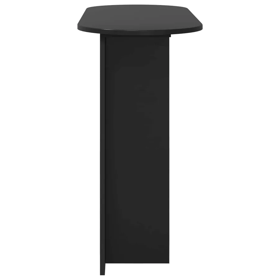 Table console Chêne noir 100 x 39,5 x 75 cm Bois d'ingénierie - 6