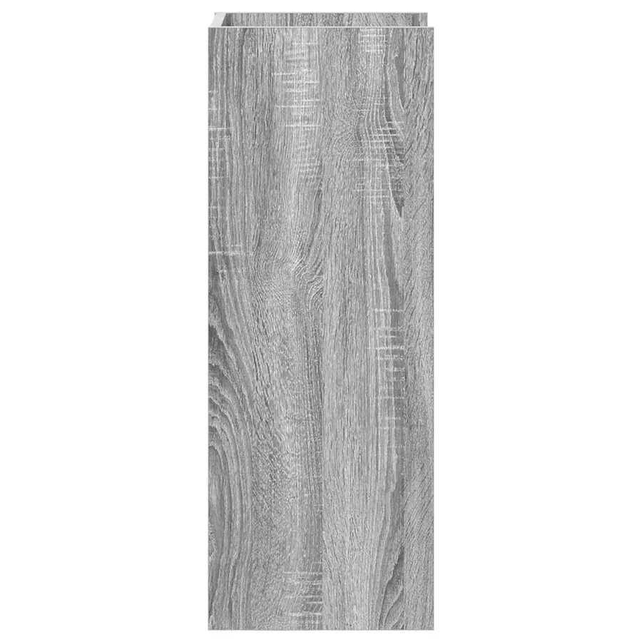 Support de Plante Gris Sonoma 30 x 30 x 80 cm Bois d’ingénierie - 6