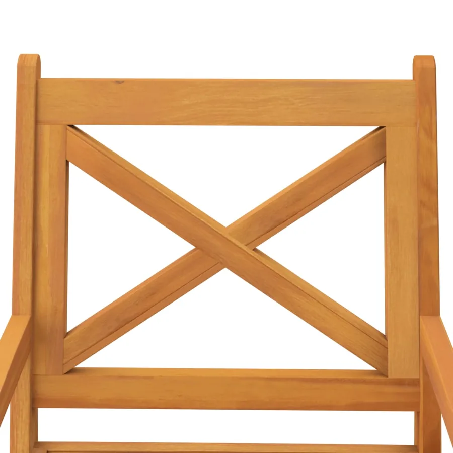 Ensemble à manger de jardin 5 pcs Bois d'acacia solide - 10