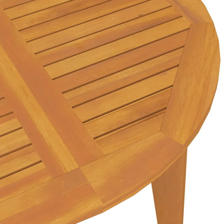 Ensemble à manger de jardin 5 pcs Bois d'acacia solide - 6