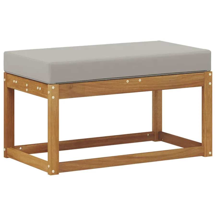 Banc de Jardin Bois d'Acacia Massif Naturel - 5