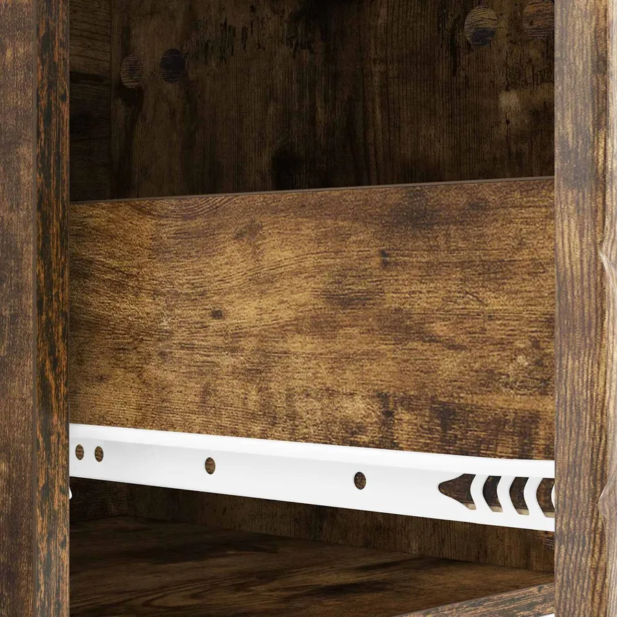 Table d'appoint murale Chêne fumé 87,5 x 34,5 x 17 cm - 8