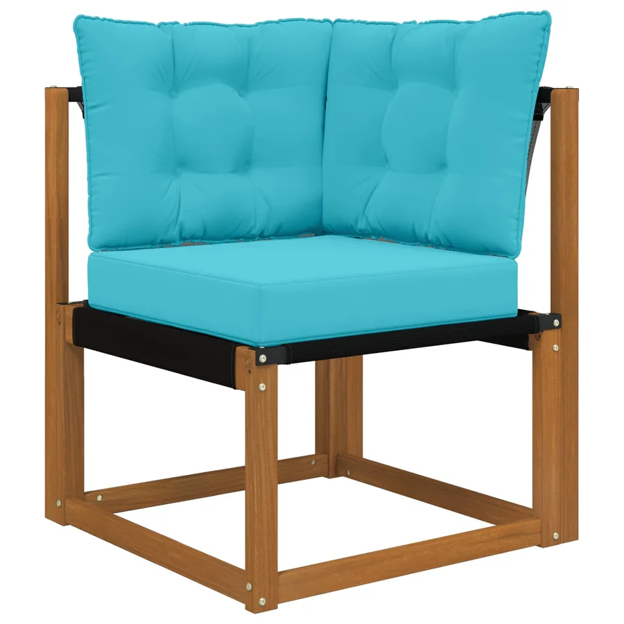 Coussin de canapé d'extérieur Polyester Turquoise - 3