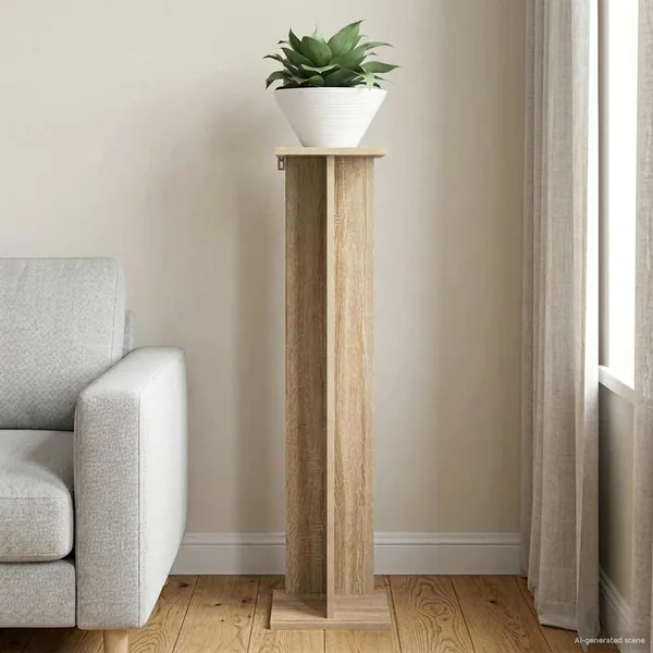Support de Plante Chêne Sonoma 25 x 25,5 x 100,5 cm