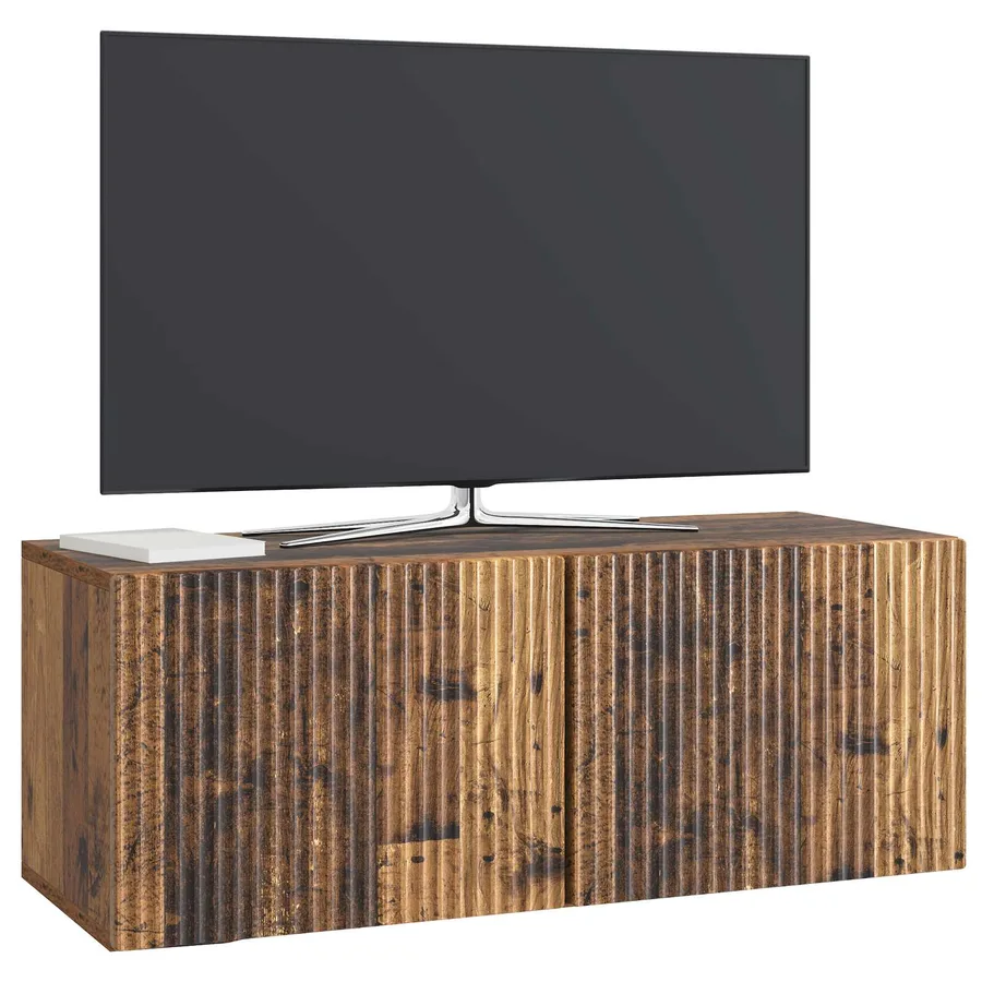 Meuble TV mural Bois ancien 78,5 x 31 x 30 cm Bois d'ingénierie - 3