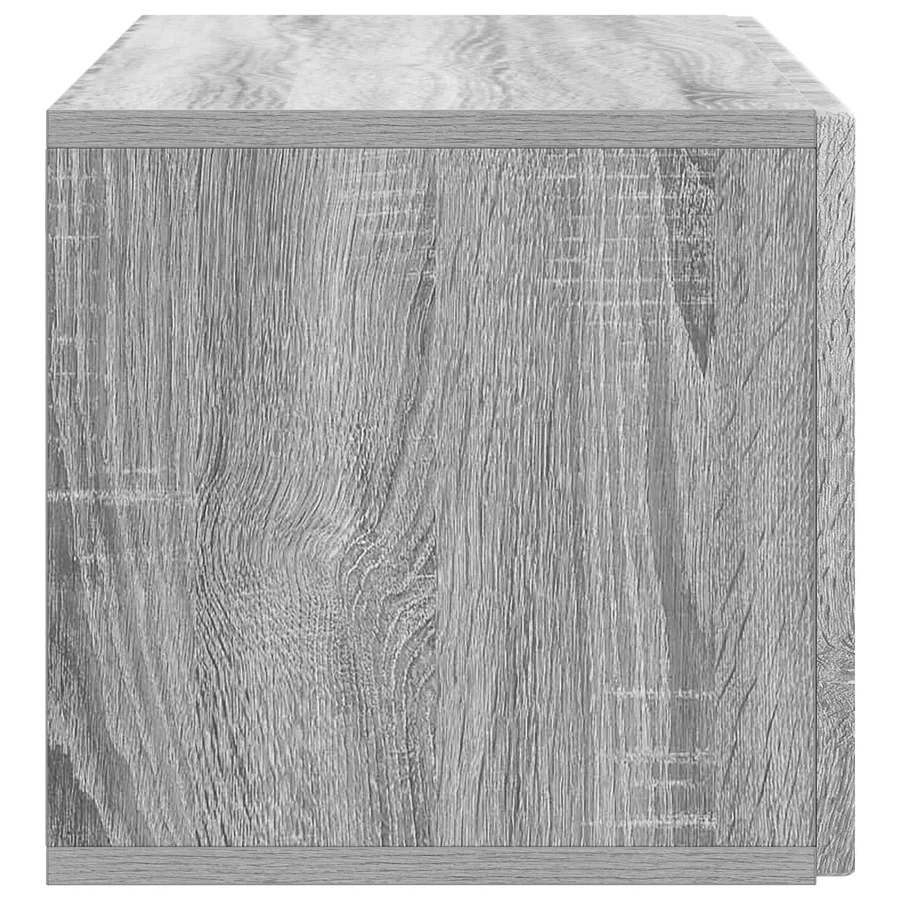 Meuble TV mural Sonoma gris 78,5 x 31 x 30 cm Bois d'ingénierie - 7