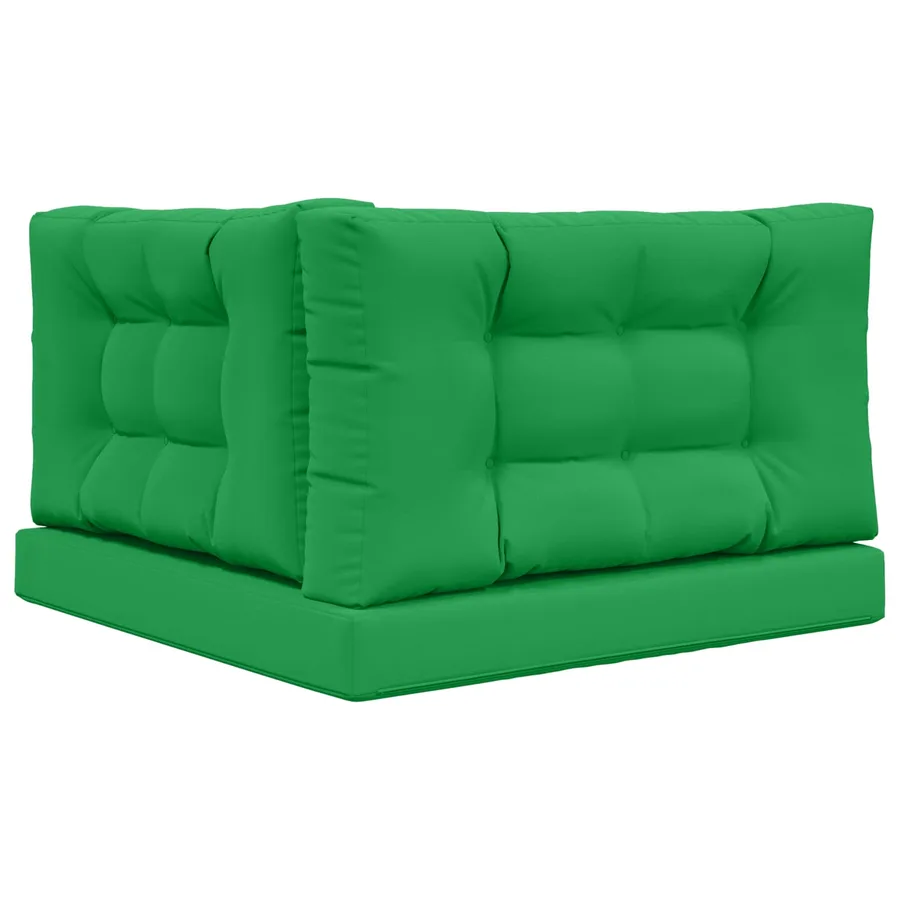 Coussin de canapé d'extérieur 3 pcs Vert Polyester - 7