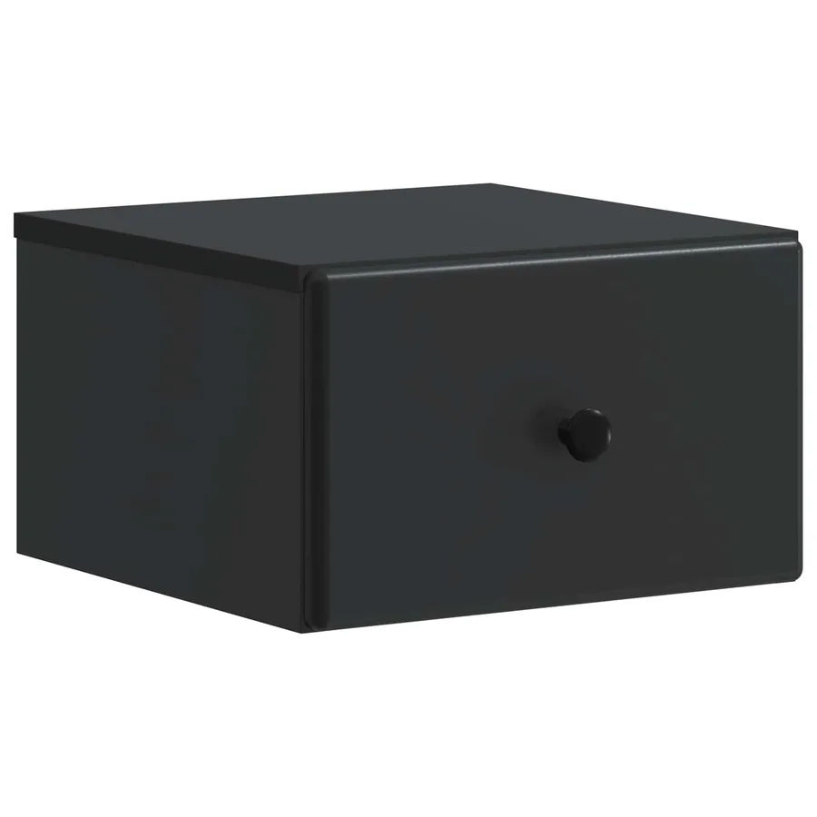 Cabinet de chevet mural 2 pcs Noir 34,5 x 33 x 20 cm - 5