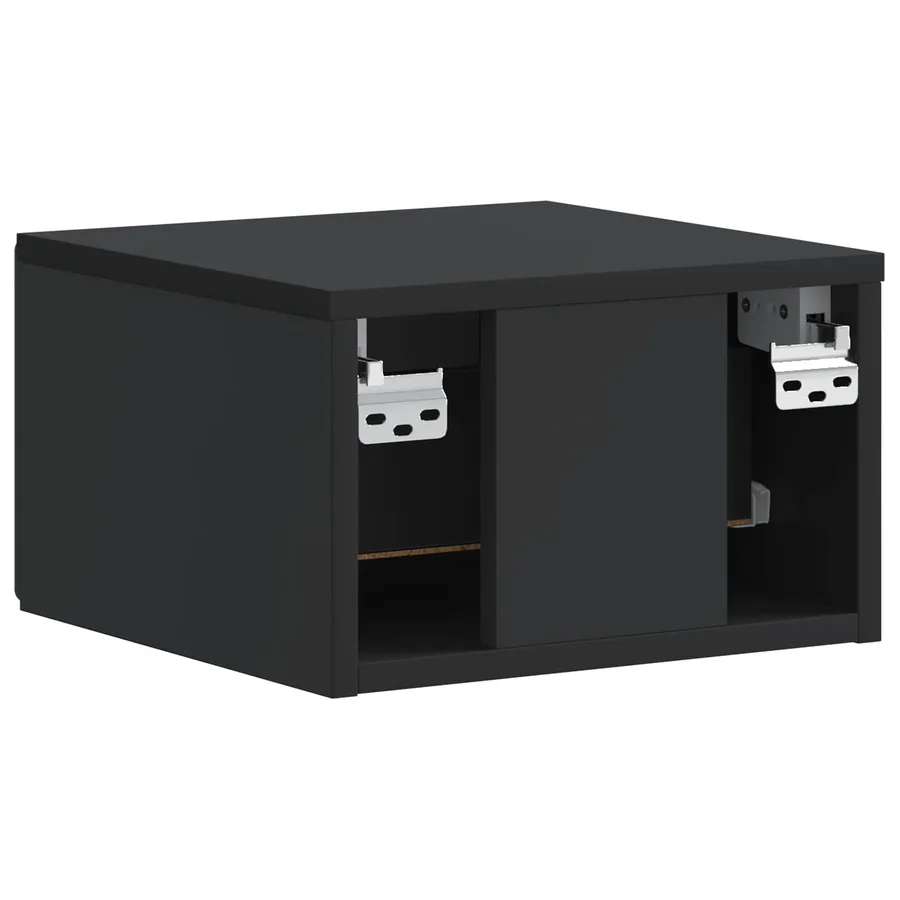 Cabinet de chevet mural 2 pcs Noir 34,5 x 33 x 20 cm - 9