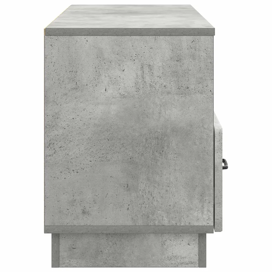 Meuble TV Gris béton 102 x 34,5 x 47 cm Bois d'ingénierie - 7