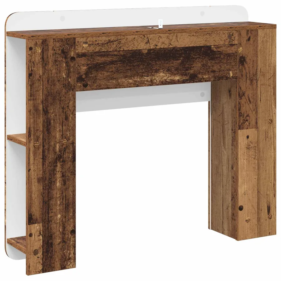 Cabinet de Tête de Lit Bois ancien Bois d'ingénierie - 7