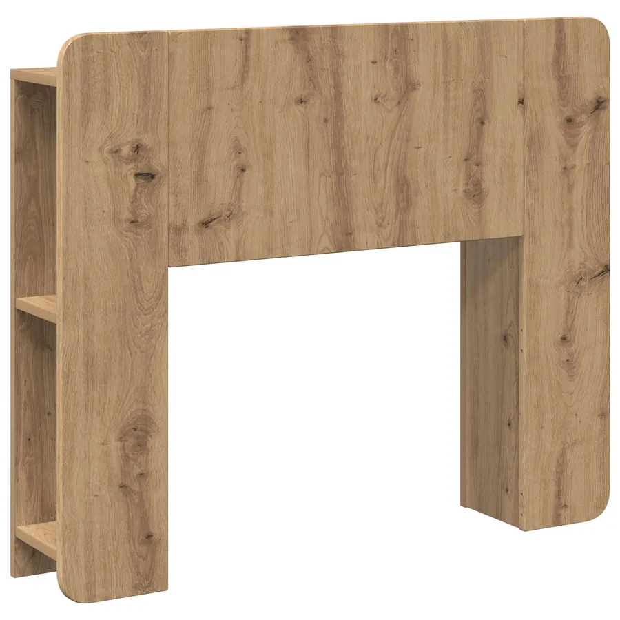 Cabinet de Tête de Lit Chêne artisanal 100 cm Bois d'ingénierie - 2
