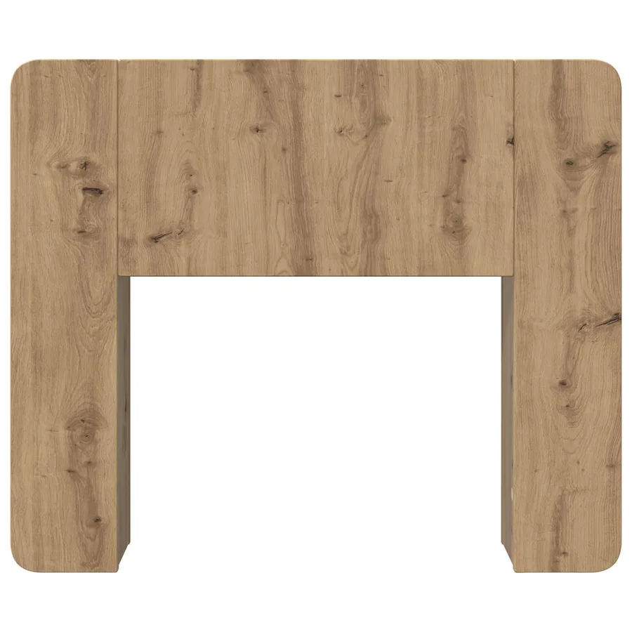Cabinet de Tête de Lit Chêne artisanal 100 cm Bois d'ingénierie - 5
