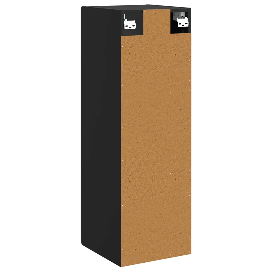 Cabinet de Salle de Bain Mural Noir 33 x 34,5 x 100 cm - 5