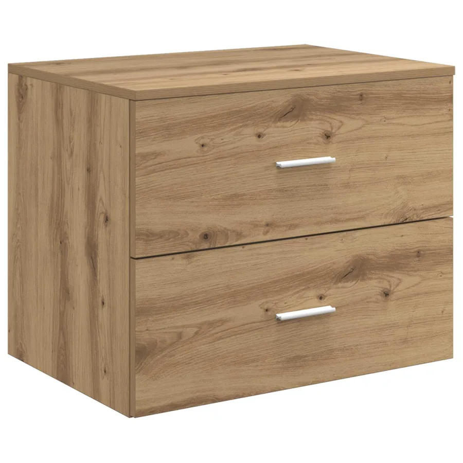 Ensemble de mobilier de salle de bain 4 pc Chêne artisanal - 6