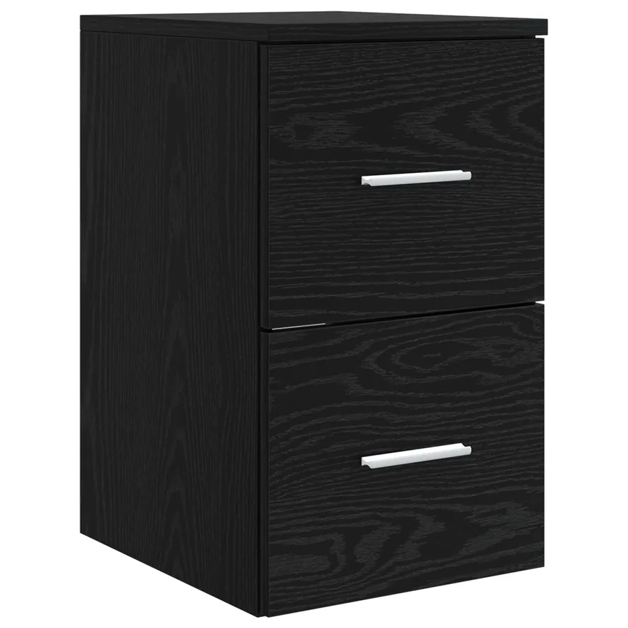 Ensemble de mobilier de salle de bain 4 pcs Chêne noir - 6