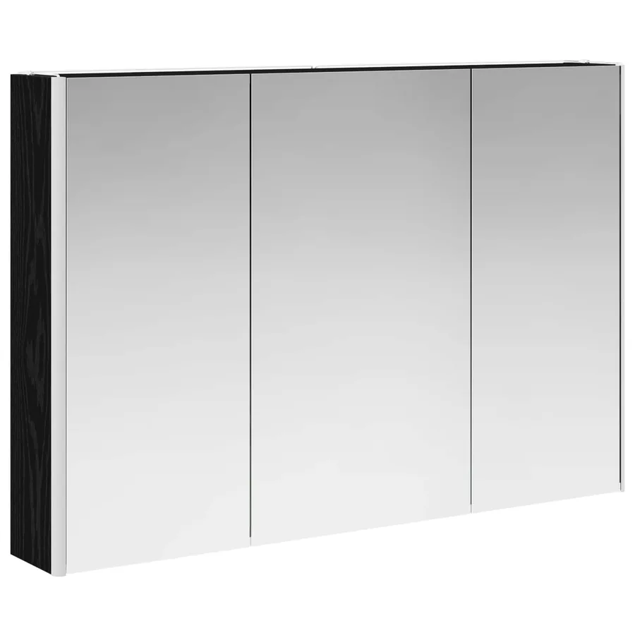 Ensemble de mobilier de salle de bain 4 pcs Chêne noir - 7