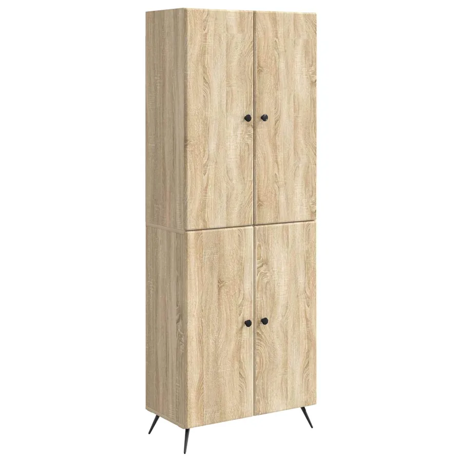 Ensemble de Meubles 2 pcs Chêne Sonoma Bois d'ingénierie - 2