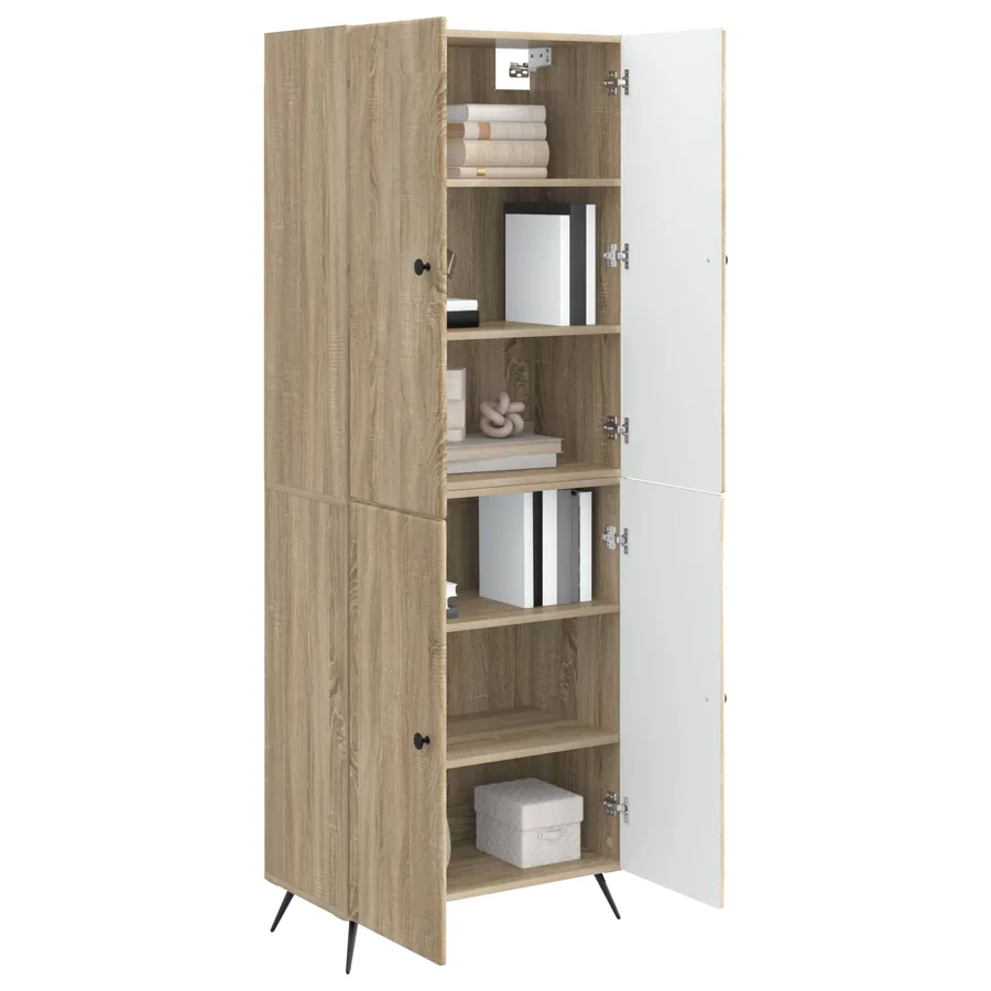 Ensemble de Meubles 2 pcs Chêne Sonoma Bois d'ingénierie - 3