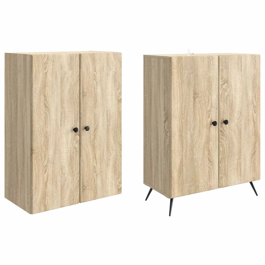 Ensemble de Meubles 2 pcs Chêne Sonoma Bois d'ingénierie - 4
