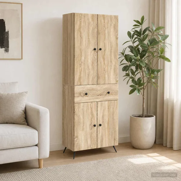 2 pcs Chêne Sonoma